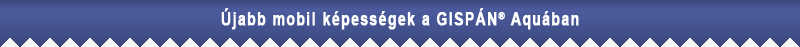 Újabb mobil képességek a GISPÁNR Aquábank