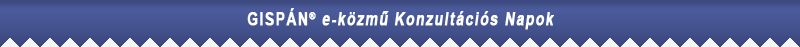 GISPÁN e-közmű konzultációs napok