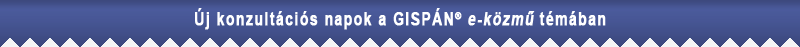 GISPÁN e-közmű konzultációs napok
