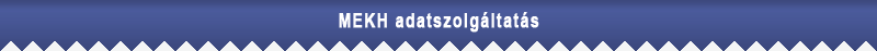 MEKH adatszolgáltatás